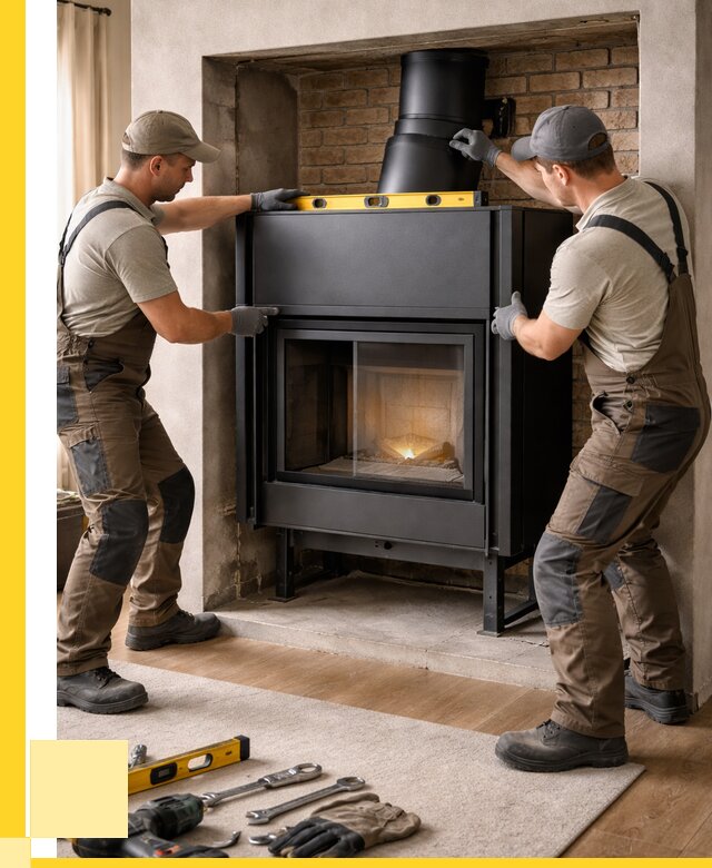 Установка каминных топок в Томске под ключ от 19669 р. | ЭриданТмс