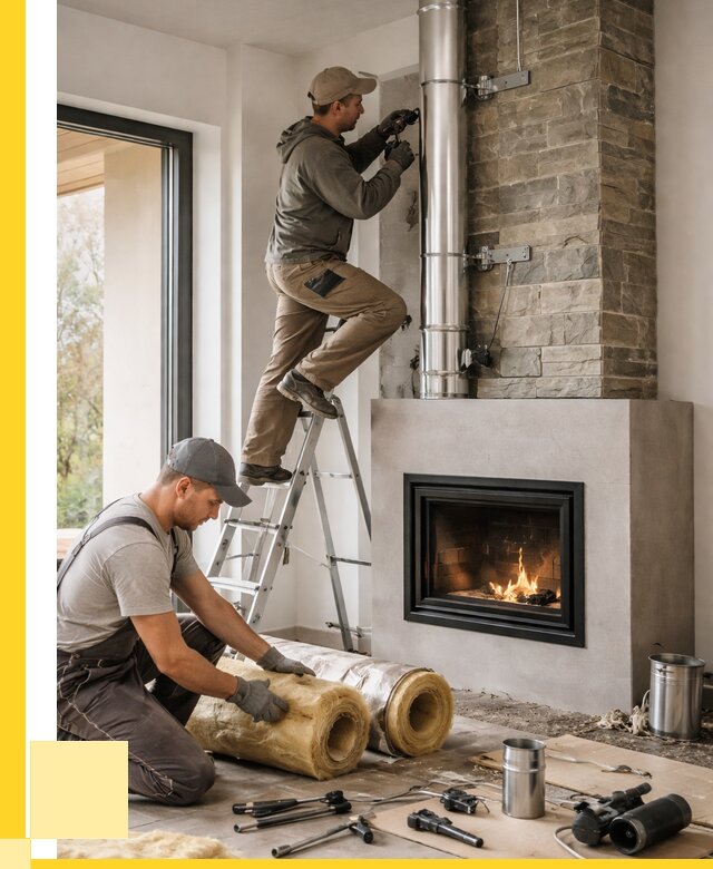 Монтаж дымоходов для каминов в Томске от 16391 р. ЭриданТмс