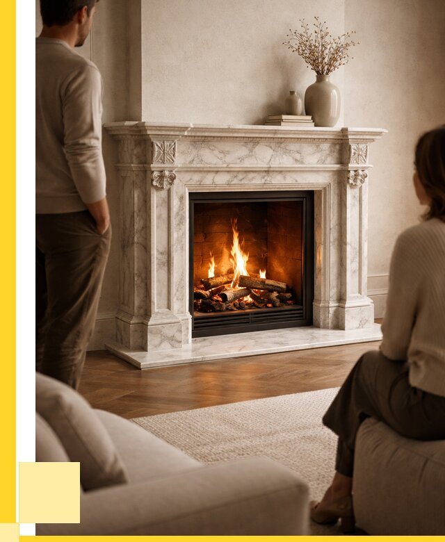 Мраморные камины под ключ в Томске от 273175 р. | ЭриданТмс