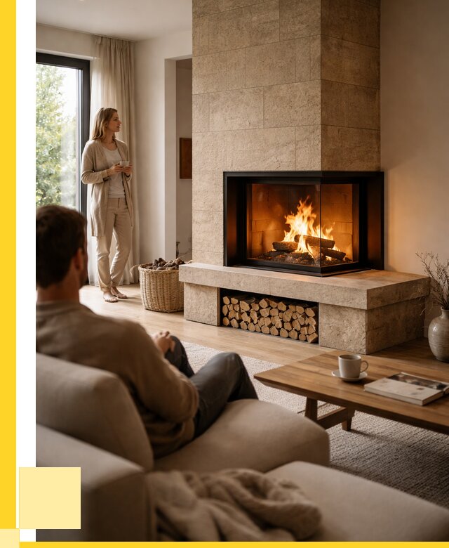 Угловые камины из кирпича установка в Томске от 163905 р. ЭриданТмс