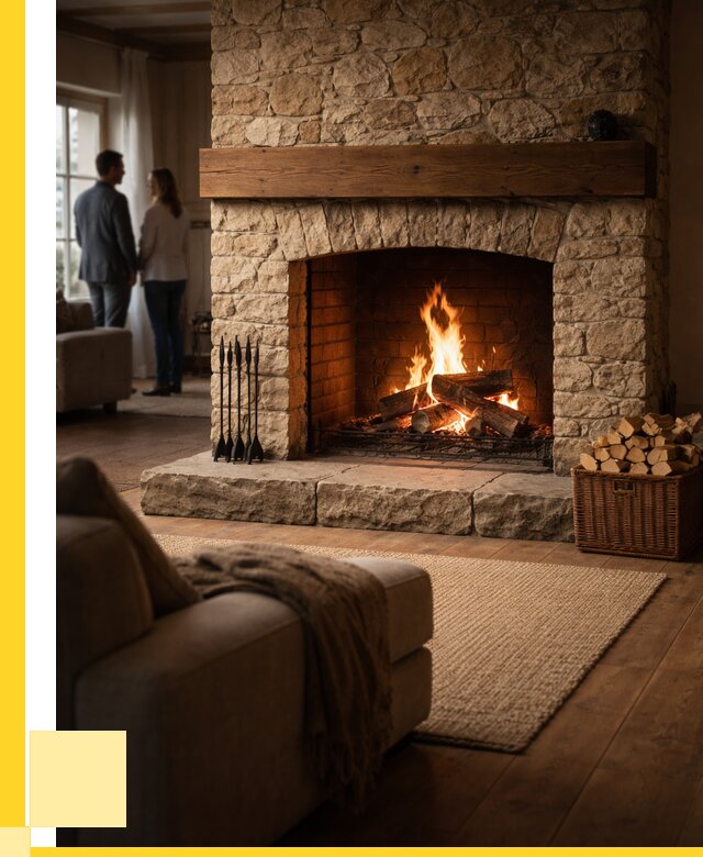 Открытые камины под ключ в Томске от 163905 р. ЭриданТмс