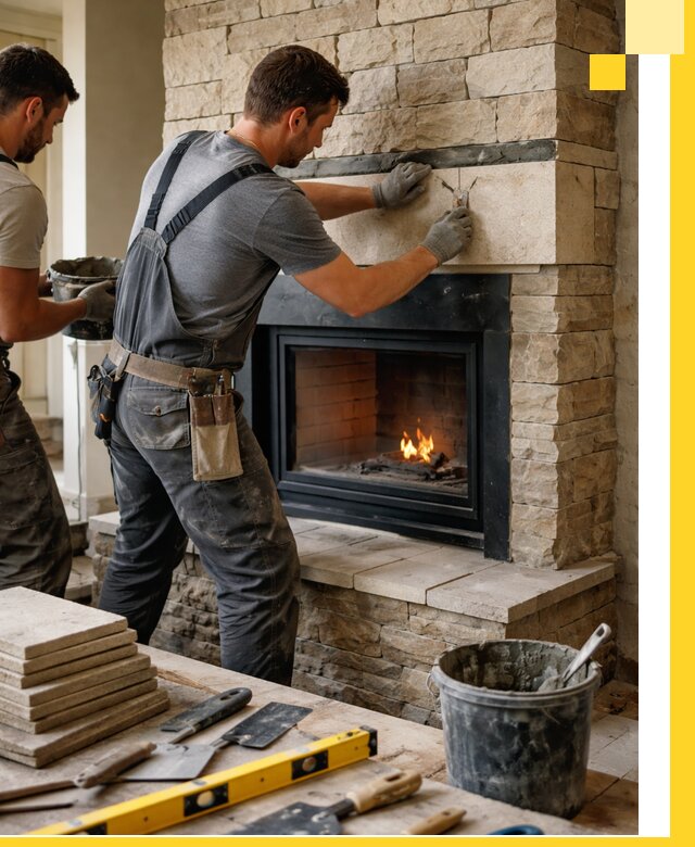 Проектирование и установка открытых каминов в Томске