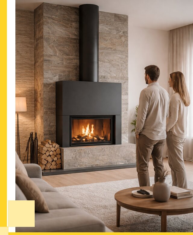 Закрытые камины под ключ в Томске от 131124 р., ЭриданТмс