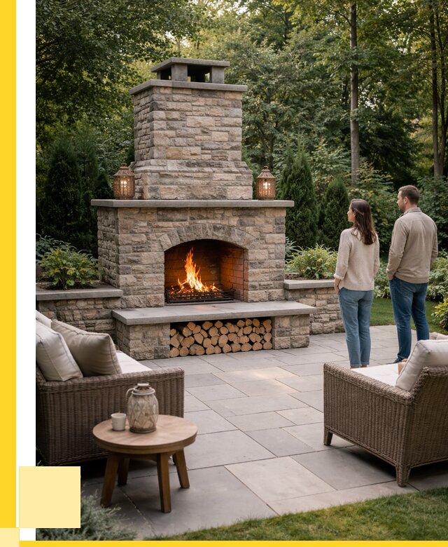 Уличные камины из кирпича в Томске от 163905 р. | ЭриданТмс