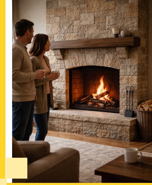 Каменные камины на заказ в Томске от 196686 р. | ЭриданТмс