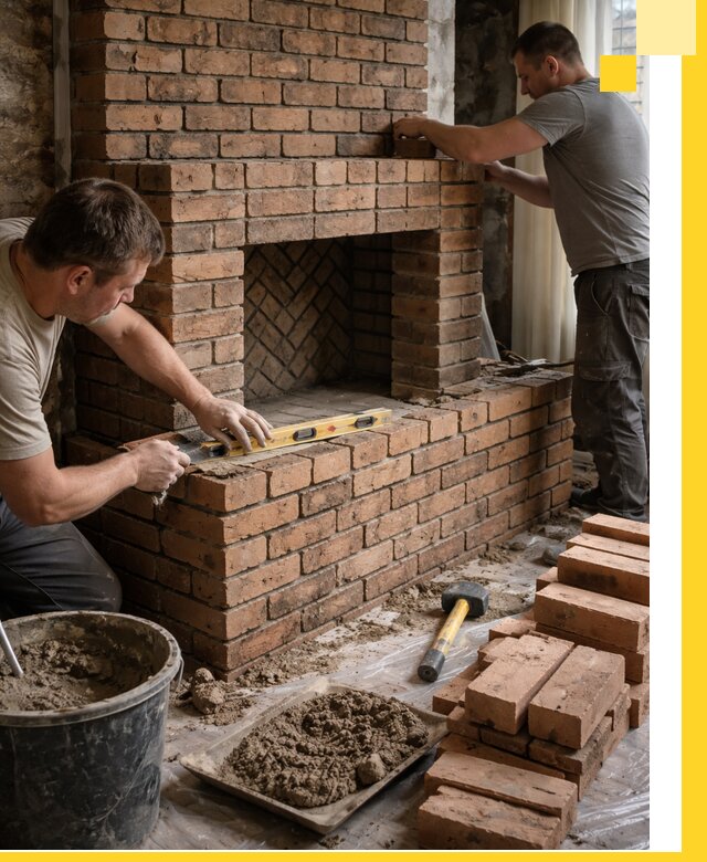 Изготовление и установка кирпичных каминов в Томске