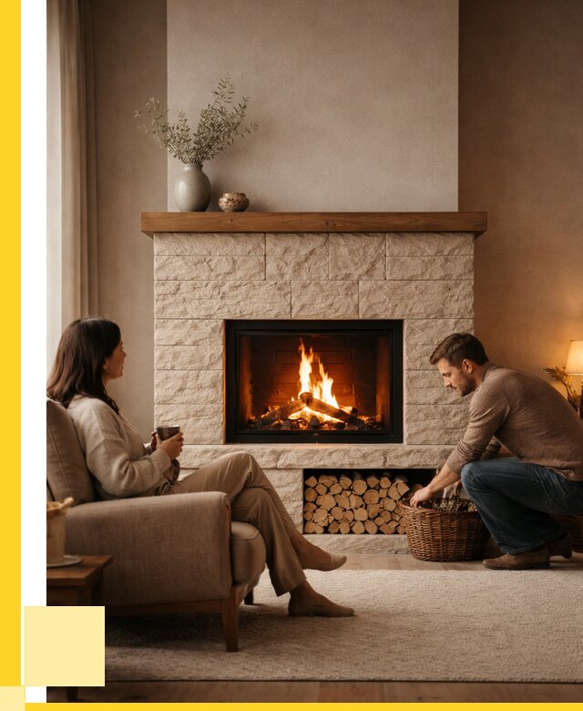 Камины для дома в Томске под ключ от 163905 р. | ЭриданТмс