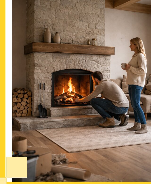 Камины для загородного дома в Томске от 382445 р., ЭриданТмс