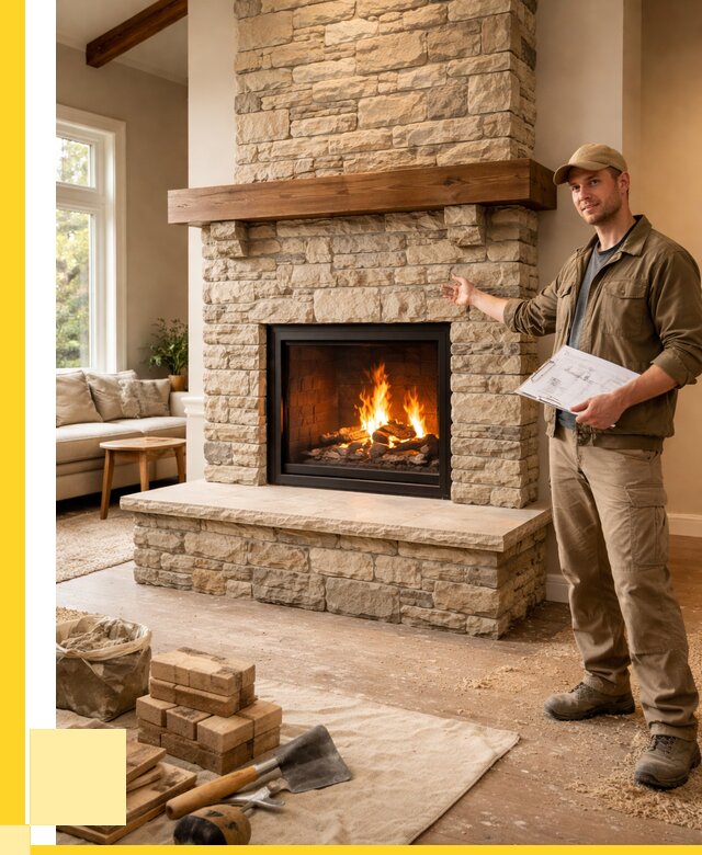 Камины под ключ в Томске от 196686 р. | ЭриданТмс — установка