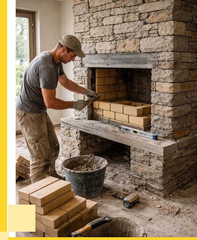 Кладка каминов и камина в Томске от 27318 р. ЭриданТмс