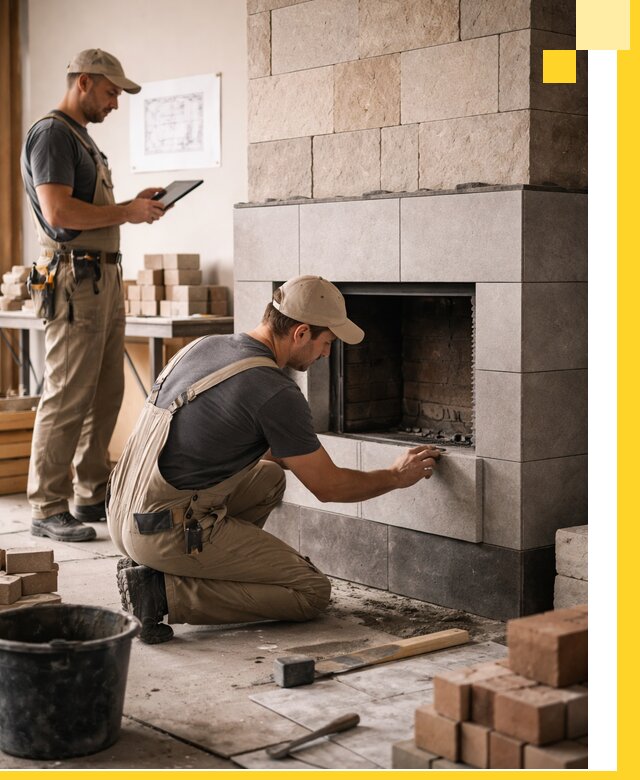 Индивидуальные проекты каминов и каминных систем в Томске