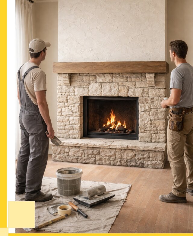 Отделка каминов в Томске от 7103 р. под ключ | ЭриданТмс