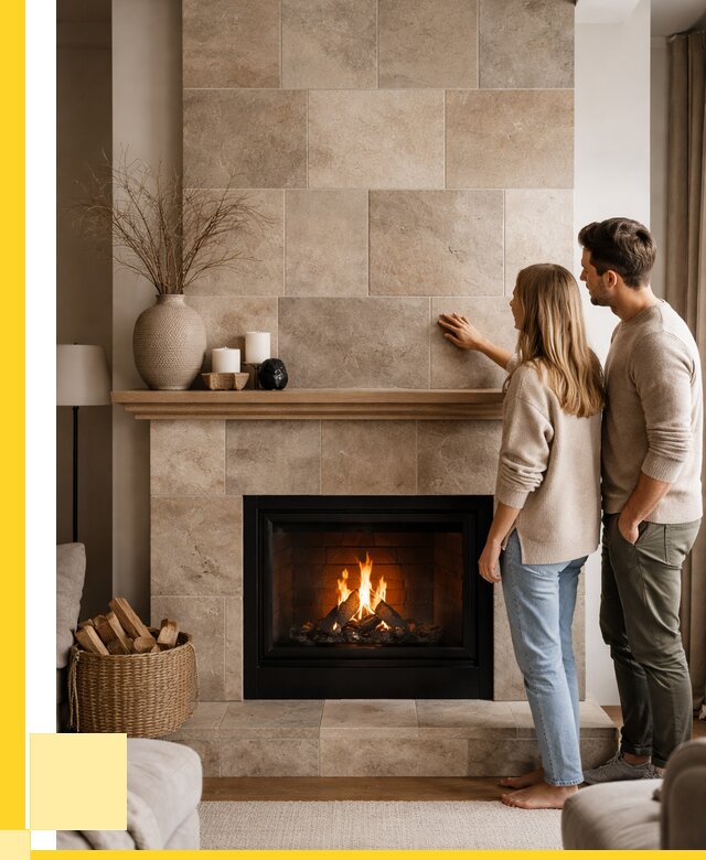 Облицовка каминов керамогранитом в Томске от 4917 р. | ЭриданТмс