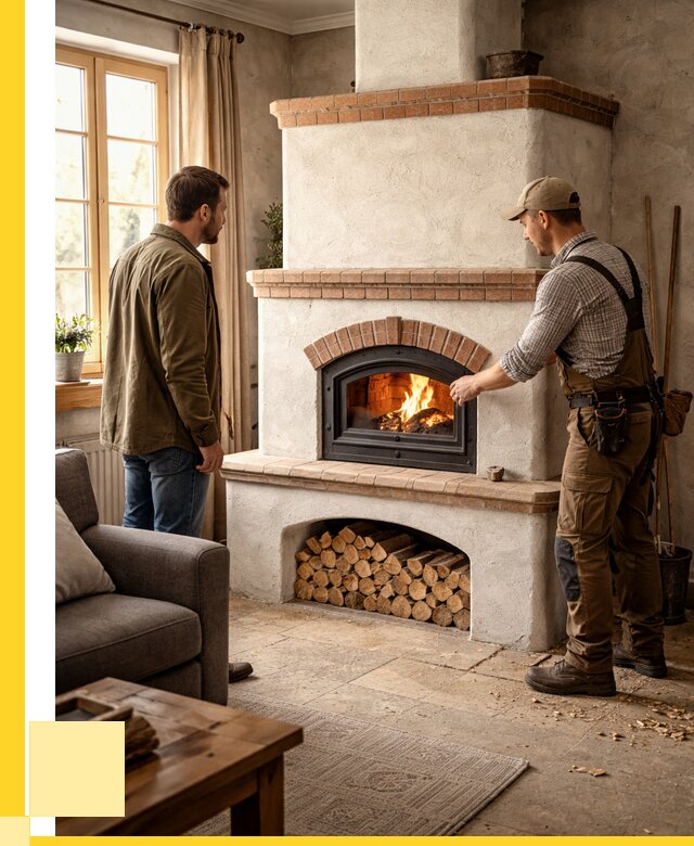 Печи камины в Томске: кирпичные, изразцовые от 65562 р. | ЭриданТмс