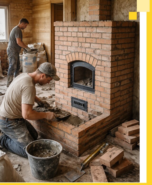 Профессиональное строительство печей в Томске под ключ