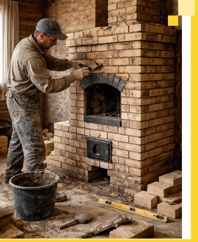 Кирпичные печи под ключ в Томске: проектирование и кладка