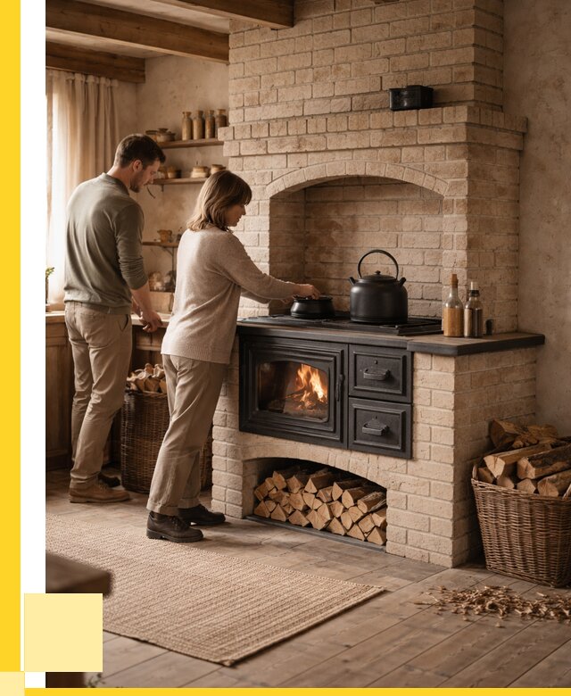 Печи с плитой в Томске от 49172 р. | ЭриданТмс — кирпичная печь