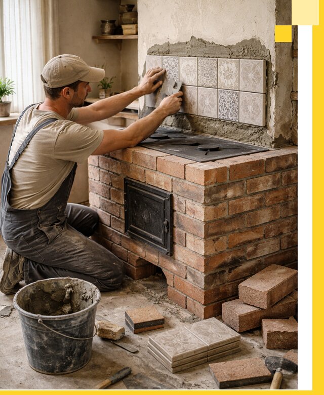 Печи с плитой на заказ монтаж гарантия и сервис в Томске