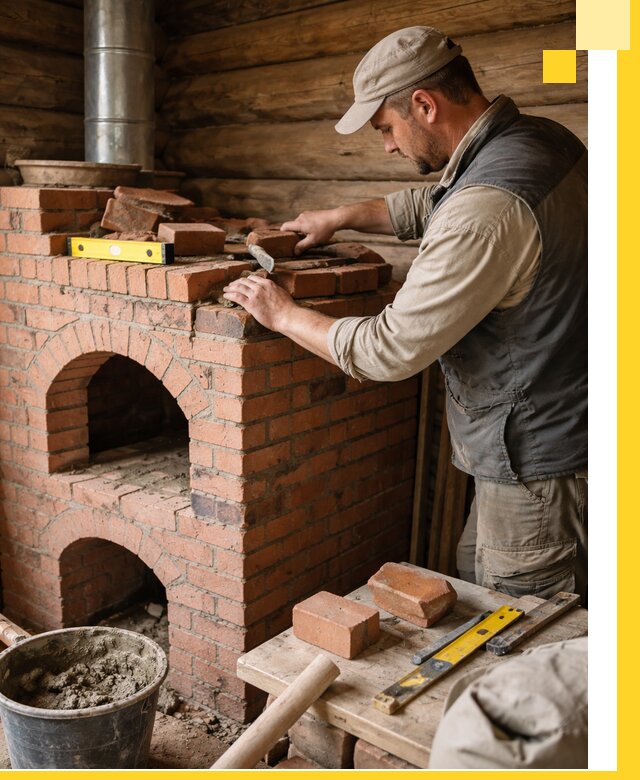 Изготовление и установка русских печей в Томске под ключ