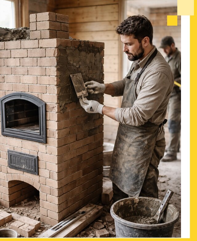 Изготовление и установка печей-шведок под ключ в Томске