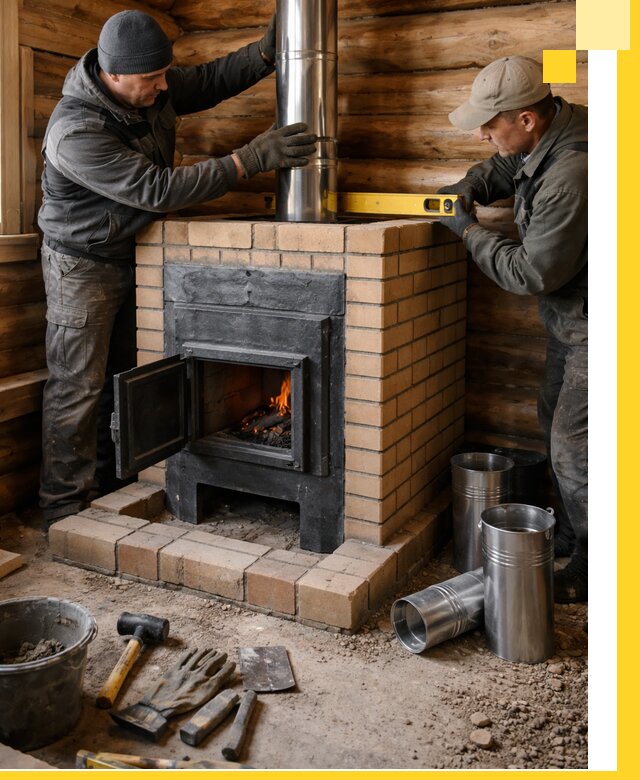 Проектирование, изготовление и установка банных печей в Томске