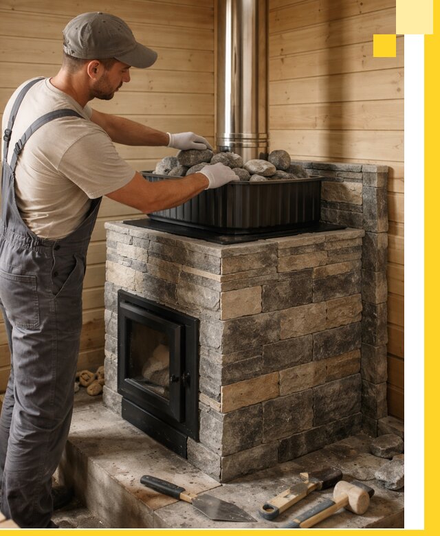 Печи для парной в Томске, производство, монтаж и обслуживание