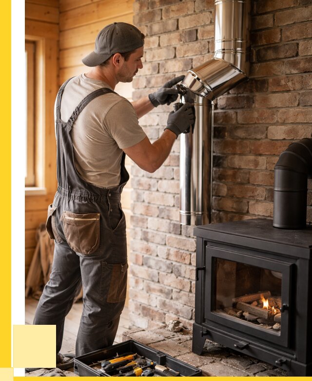 Монтаж дымоходов для печей в Томске от 8195 р. | ЭриданТмс