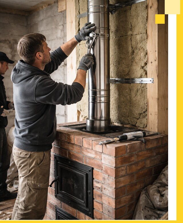 Изготовление и монтаж печей и дымоходов под ключ в Томске