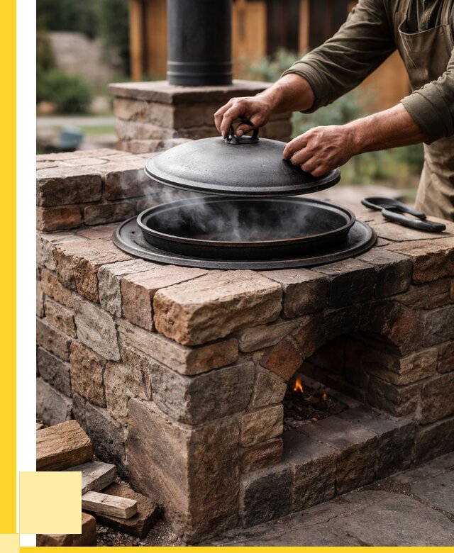 Печи для казана в Томске по цене от 19669 р. | ЭриданТмс