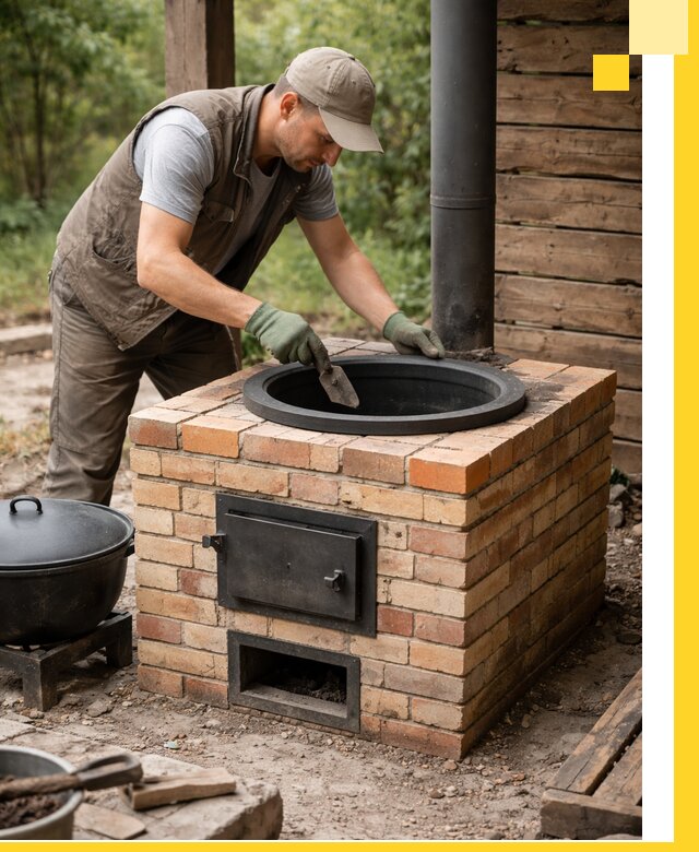 Изготовление и установка печей для казана в Томске под ключ