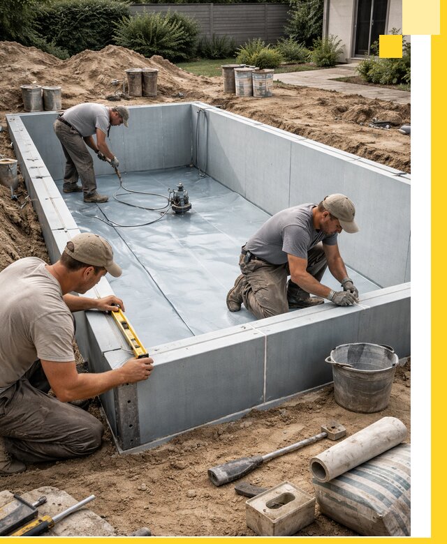 Профессиональный монтаж бассейнов под ключ в Томске с гарантией