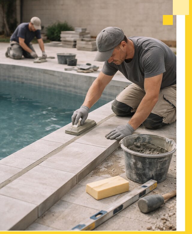 Отделка бассейнов в Томске: декоративная отделка и гидроизоляция