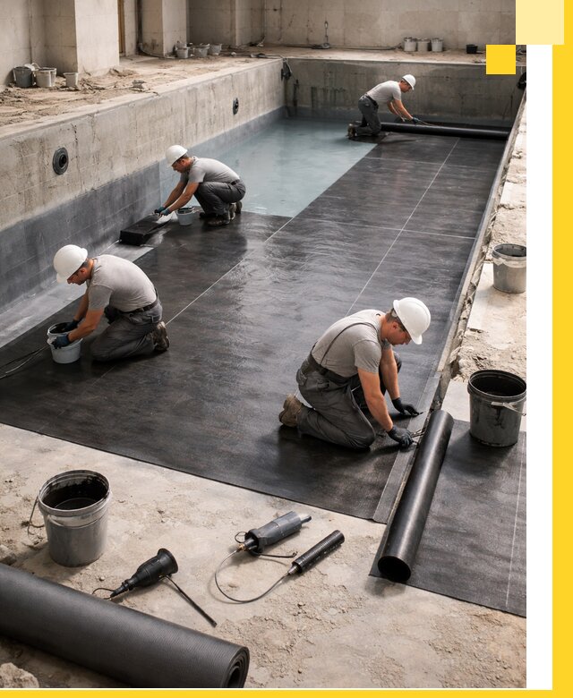 Профессиональная гидроизоляция бассейнов и чаш в Томске под ключ