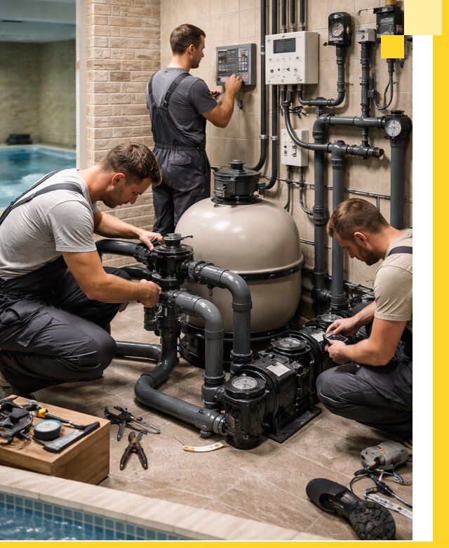 Комплексное оборудование для бассейнов под ключ в Томске