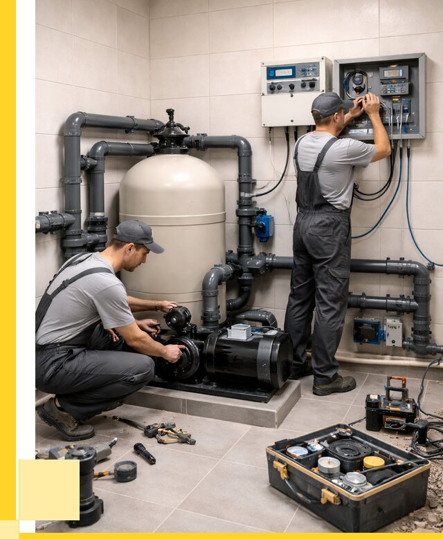 Монтаж оборудования для бассейнов в Томске от 43708 р. | ЭриданТмс