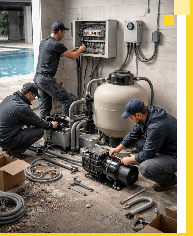 Профессиональный монтаж оборудования для бассейнов в Томске