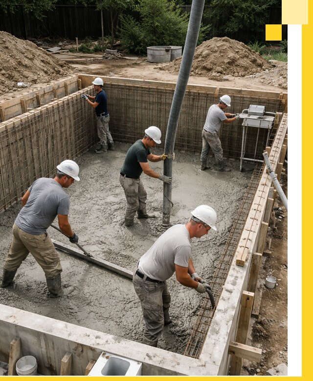 Строительство бетонных бассейнов под ключ в Томске