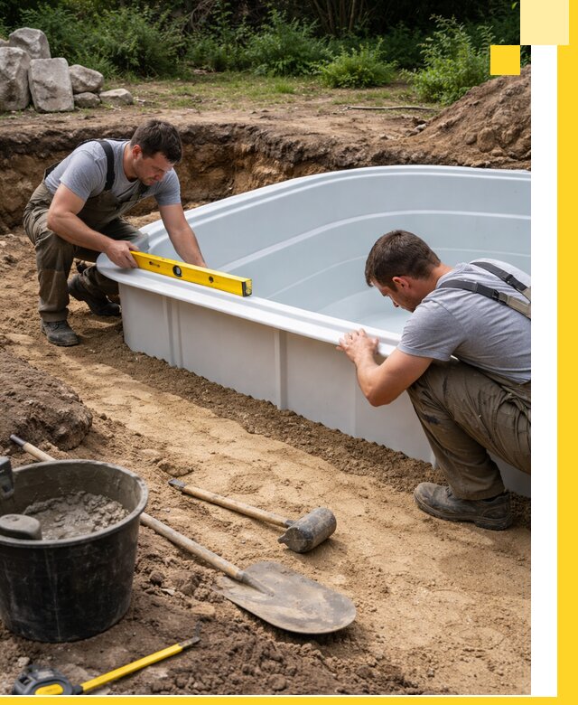 Производство и установка пластиковых бассейнов в Томске под ключ