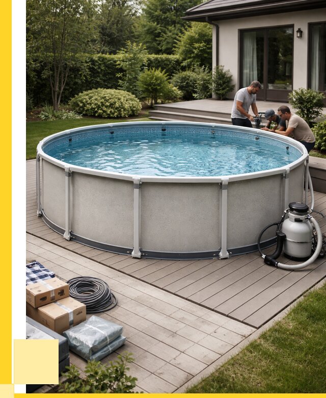 Купить каркасные бассейны в Томске от 49172 р. | ЭриданТмс