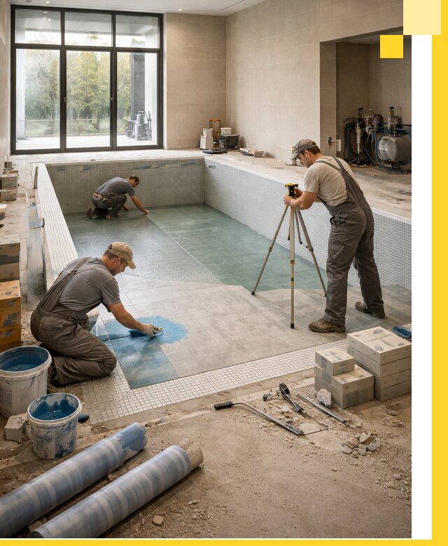 Проект и строительство закрытых бассейнов в Томске под ключ