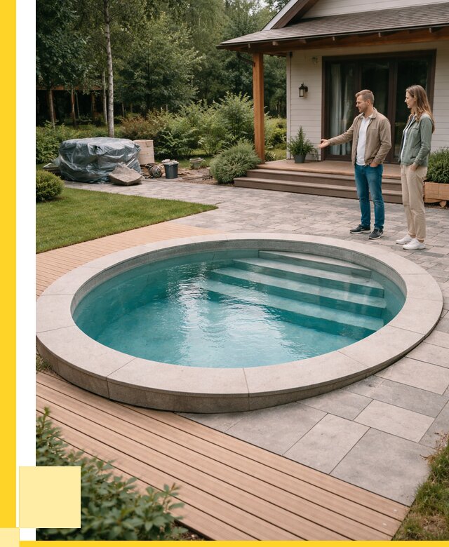 Бассейн на даче под ключ в Томске от 218540 р., ЭриданТмс