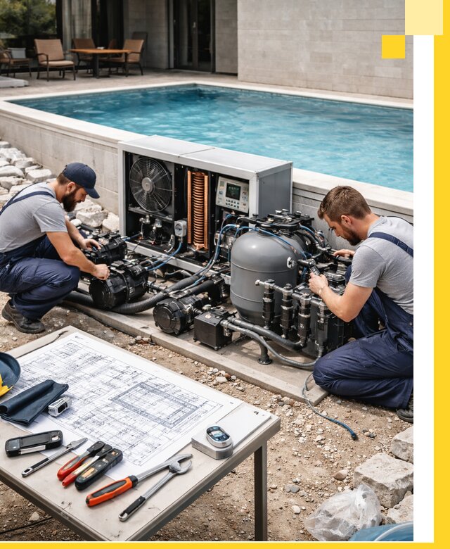 Проектирование и монтаж бассейнов с подогревом в Томске