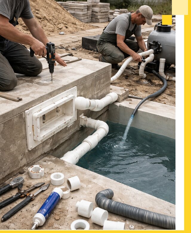 Строительство скиммерных бассейнов под ключ в Томске