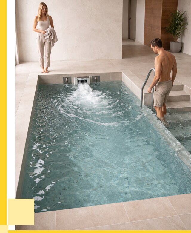 Бассейн с противотоком в Томске от 273175 р. | ЭриданТмс