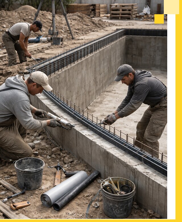 Качественный монтаж чаши бассейна в Томске под ключ с гарантией