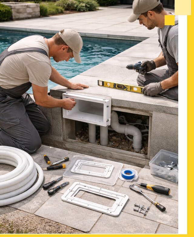 Поставка и установка скиммеров для бассейнов в Томске