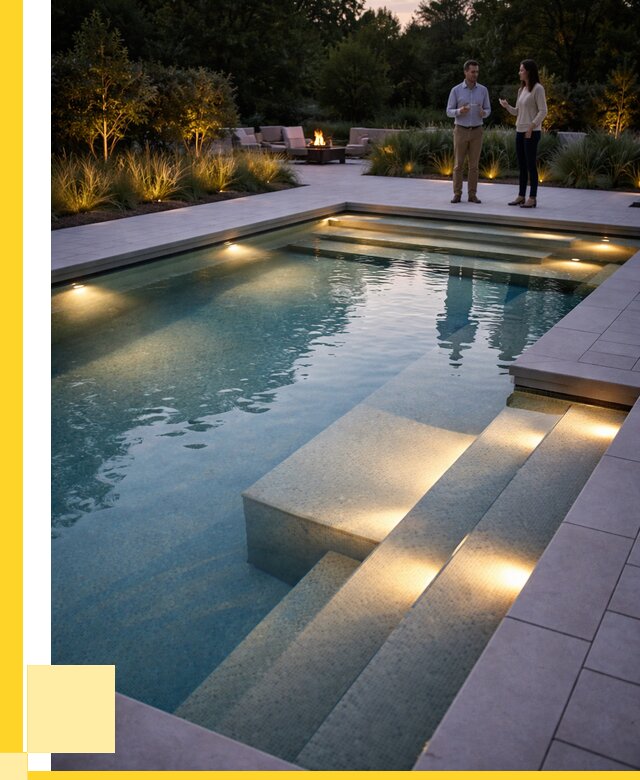 Освещение бассейнов в Томске под ключ от 27318 р. | ЭриданТмс