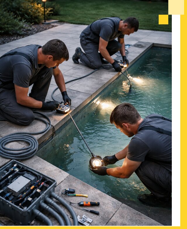 Профессиональное освещение бассейнов в Томске: дизайн и монтаж