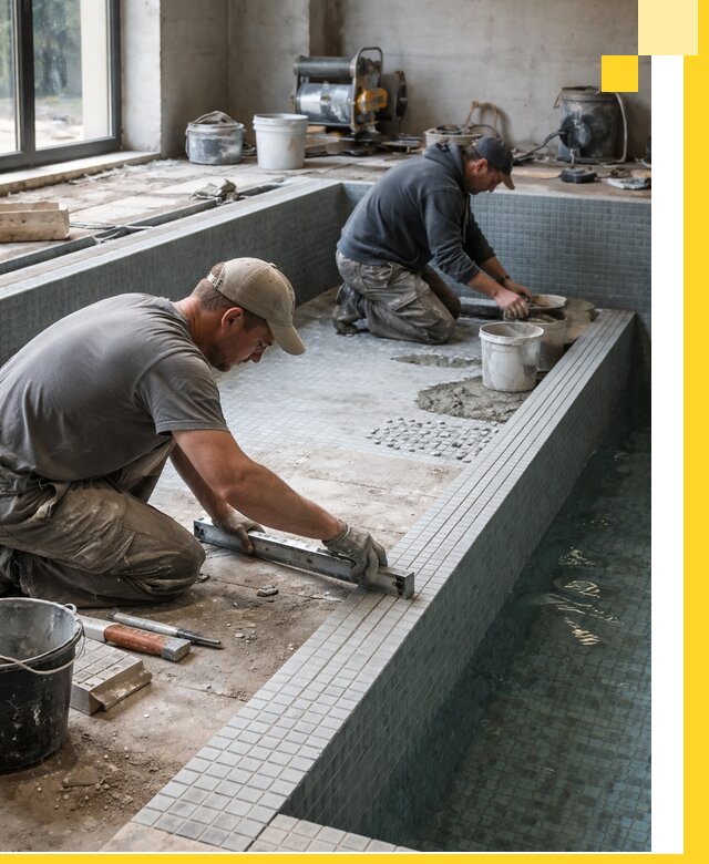 Строительство бассейна в частном доме в Томске под ключ