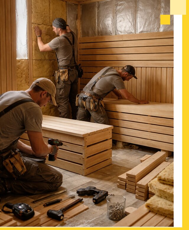 Профессиональное строительство саун под ключ в Томске